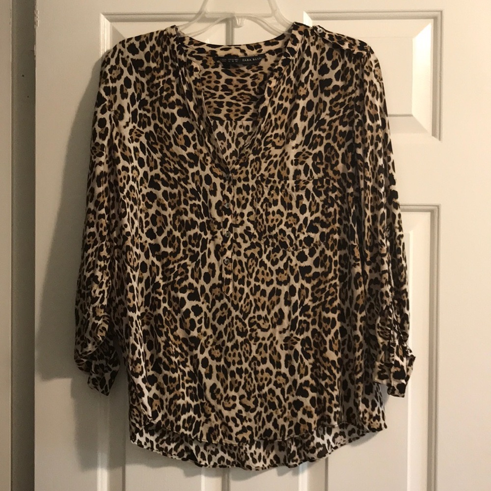 Animal print top